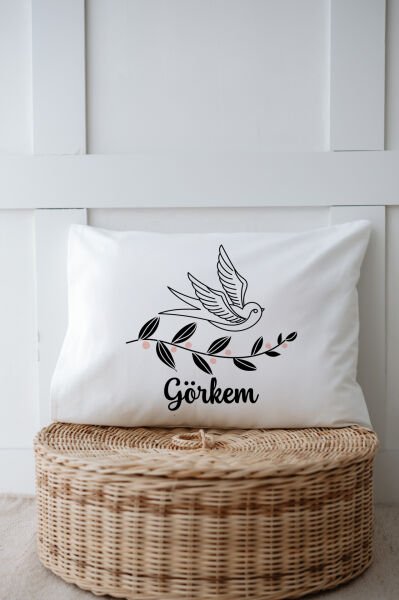 %100 Pamuk İsme Özel İsimli 6lı Hastane Çıkışı Tulum Set Çiçek Dalı ve Kuş